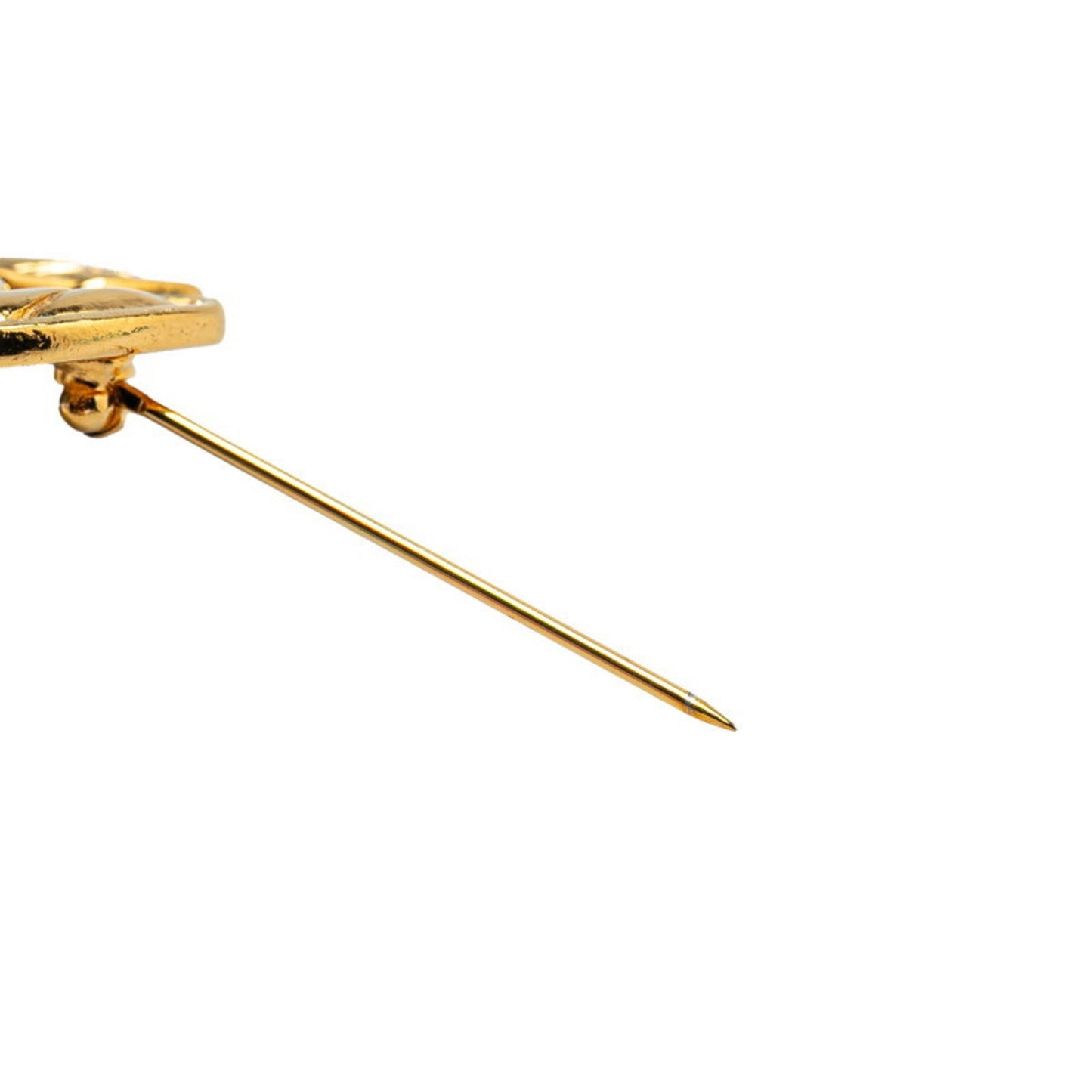 Chanel Gold Gold Plated Coco Mark