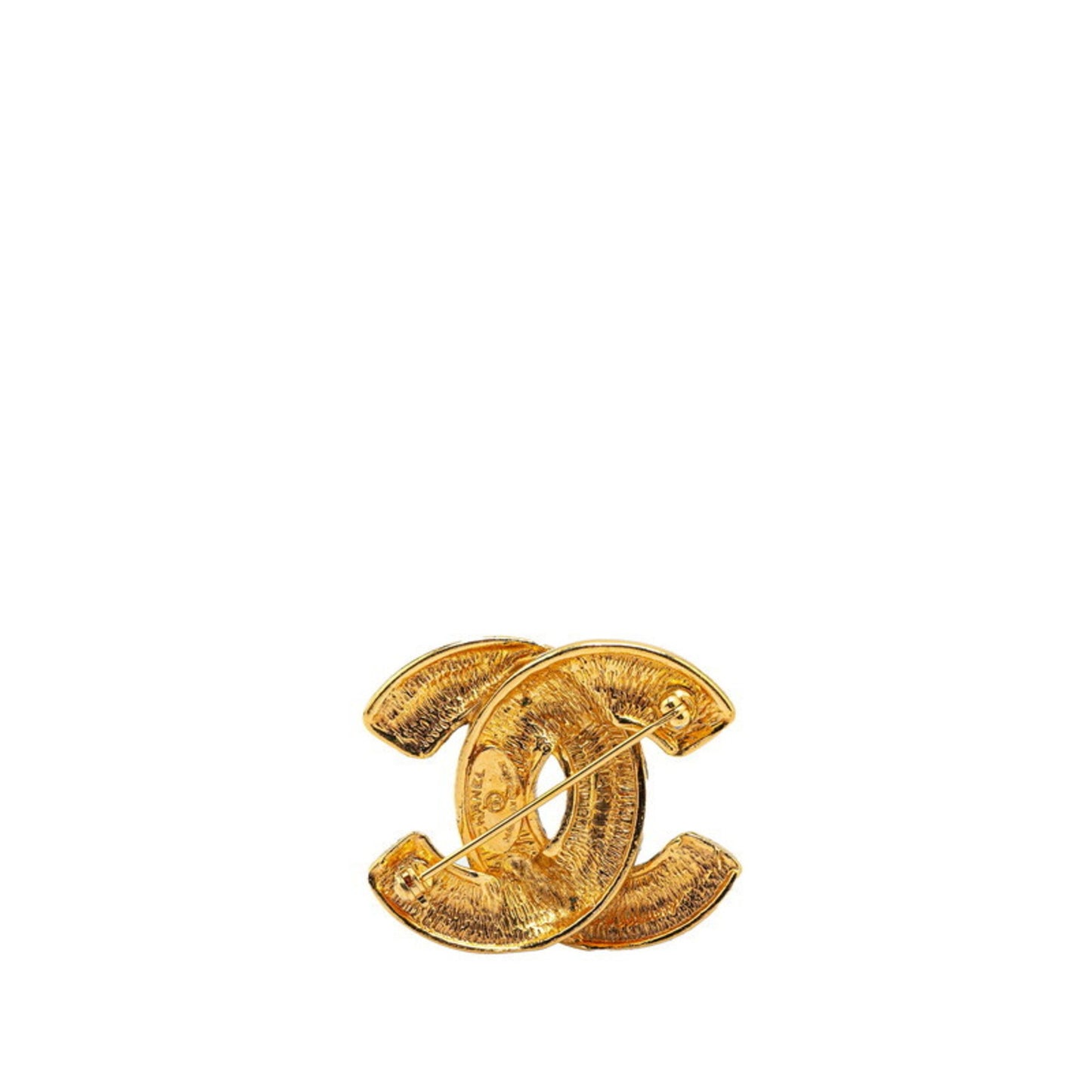 Chanel Gold Gold Plated Coco Mark