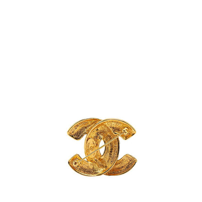 Chanel Gold Gold Plated Coco Mark