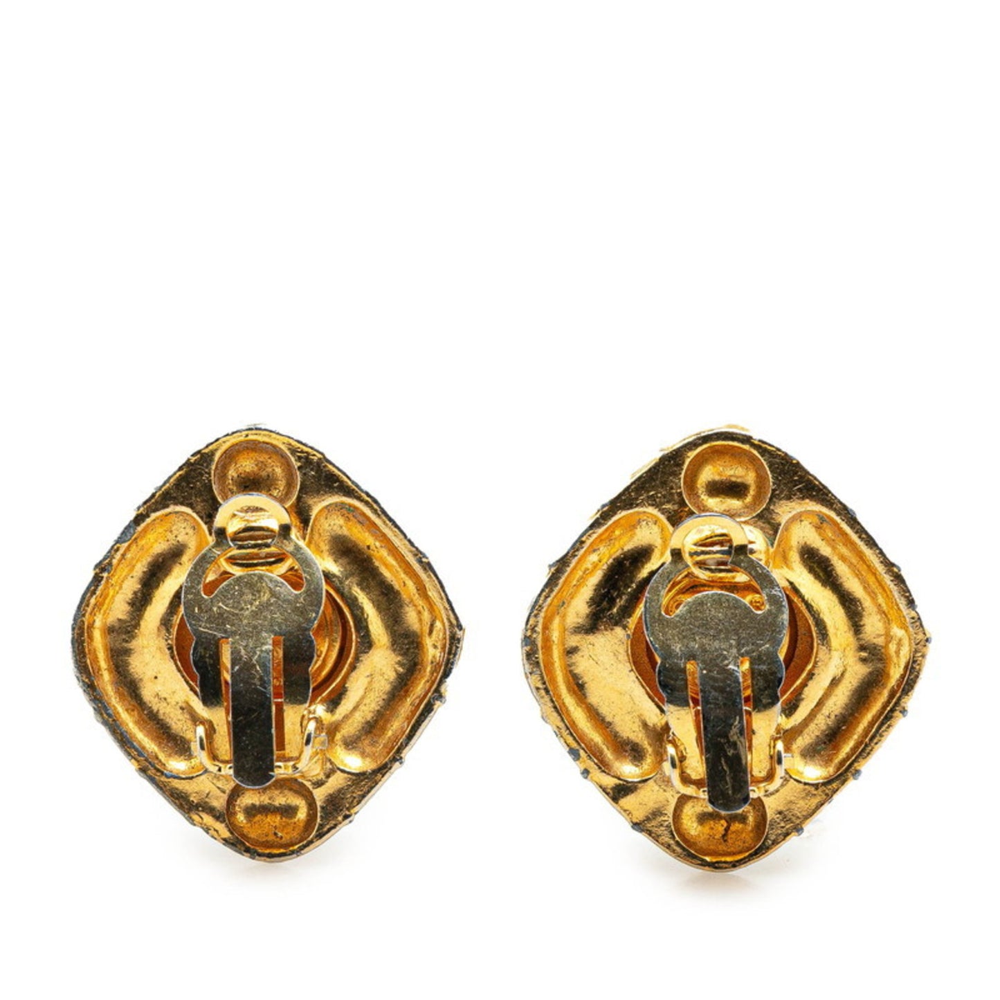 Chanel Gold Gold Plated Earring