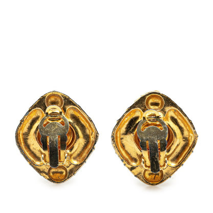 Chanel Gold Gold Plated Earring