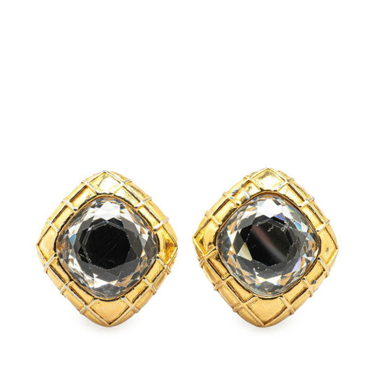Chanel Gold Gold Plated Earring