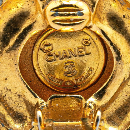 Chanel Gold Gold Plated Earring