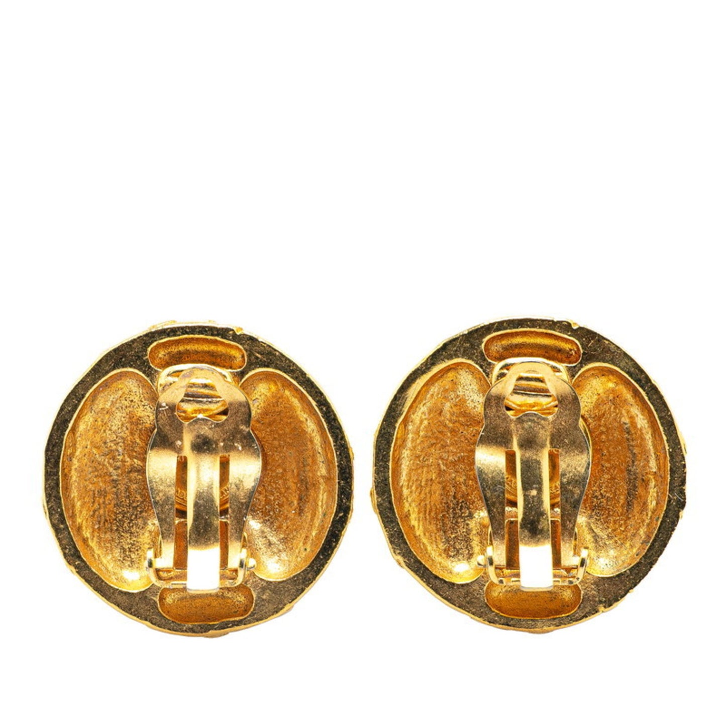 Chanel Gold Gold Plated Earring