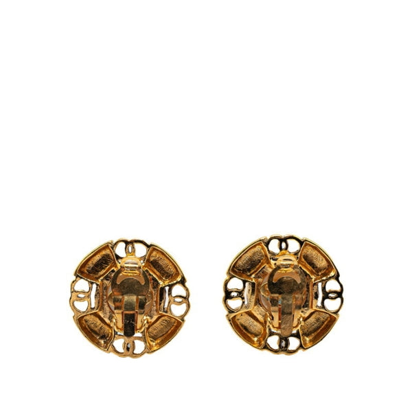 Chanel Gold Gold Plated Earring