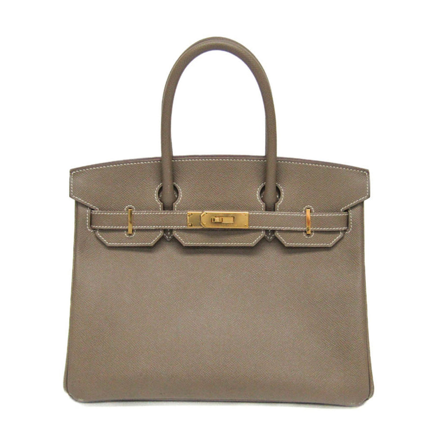 Hermès Gray Leather Birkin 30