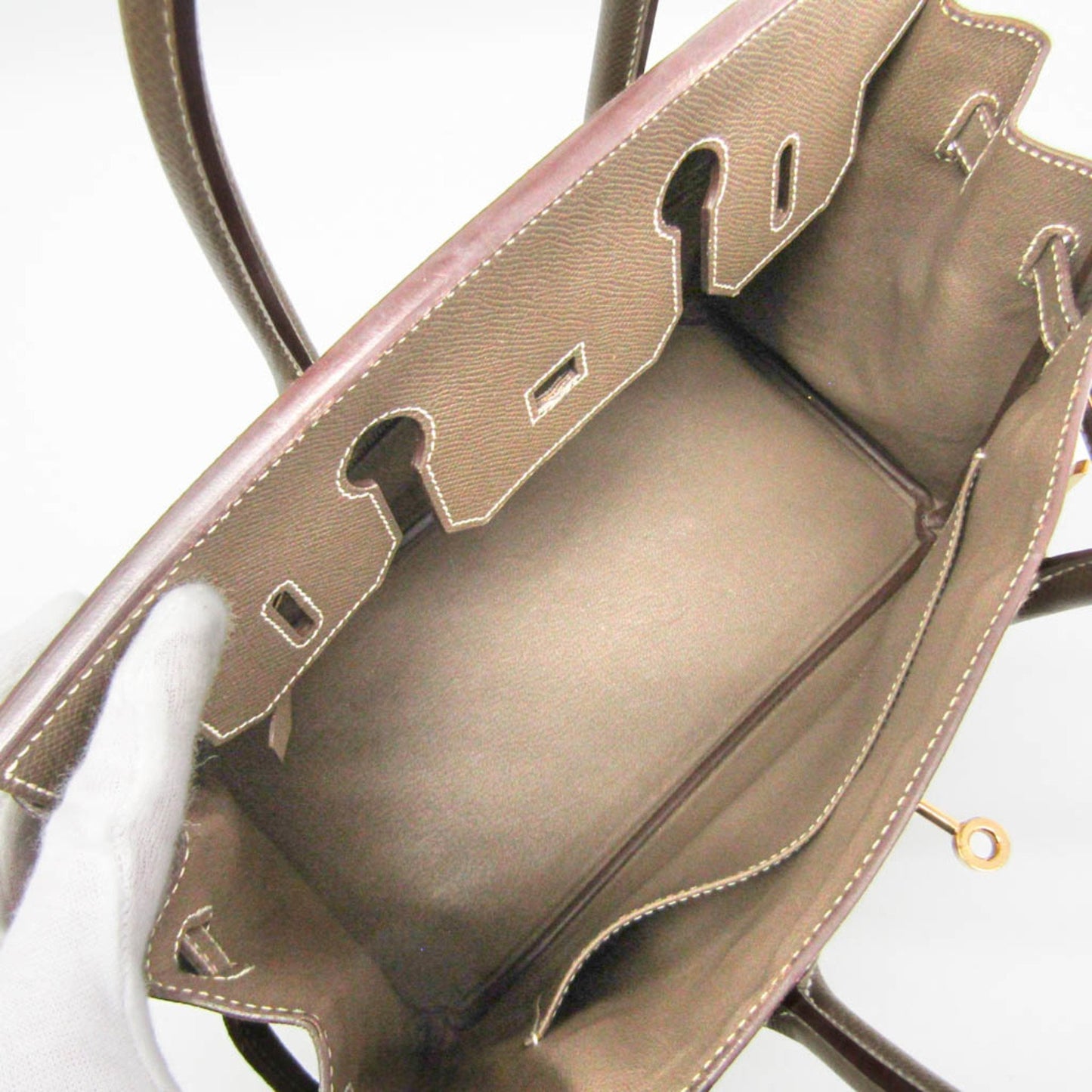 Hermès Gray Leather Birkin 30