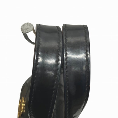 Chanel Black Patent Leather Coco Handle