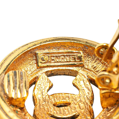 Chanel Gold Gold Plated Coco Mark