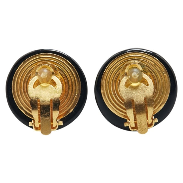 Chanel Gold Gold Plated Earring