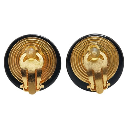 Chanel Gold Gold Plated Earring