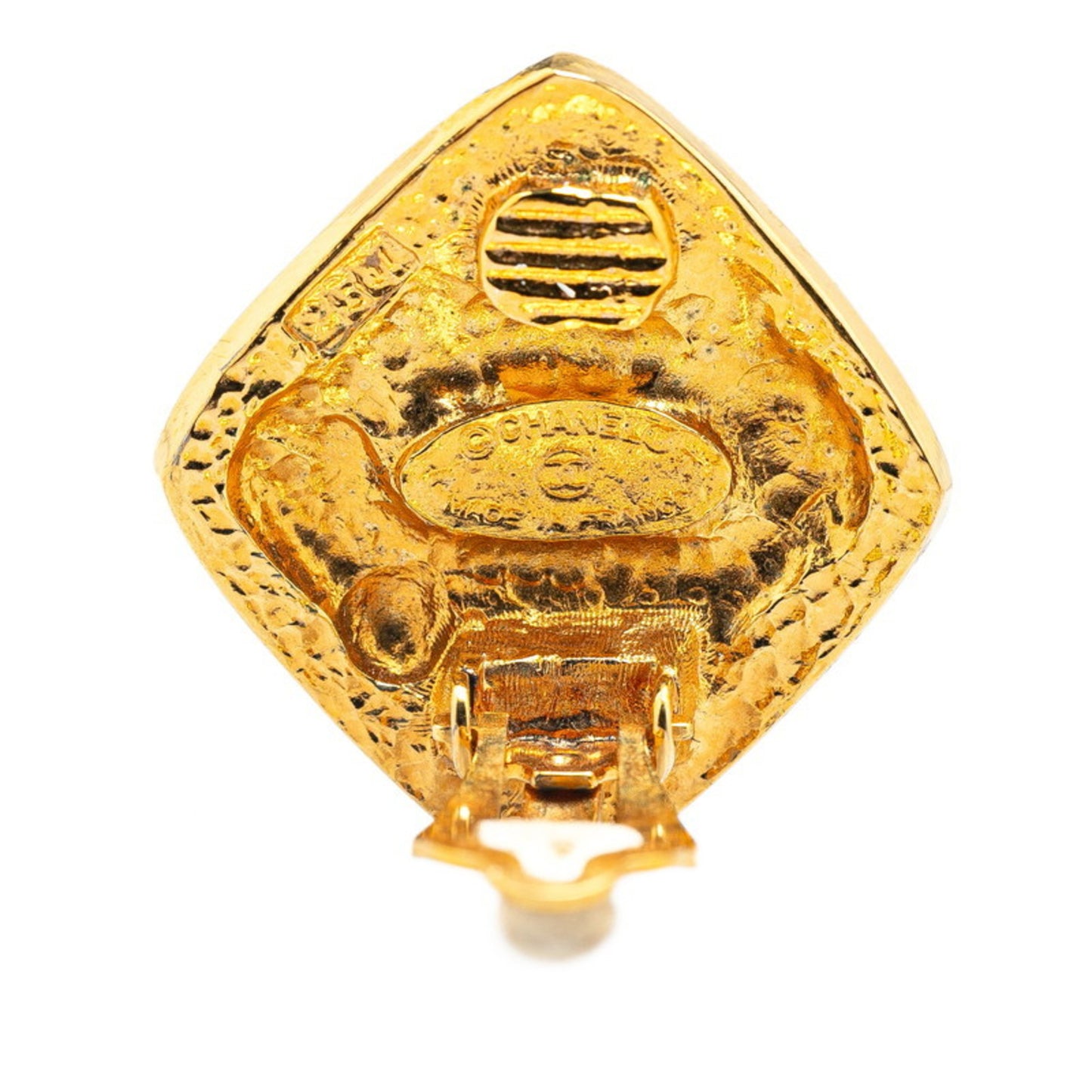 Chanel Gold Gold Plated Coco Mark