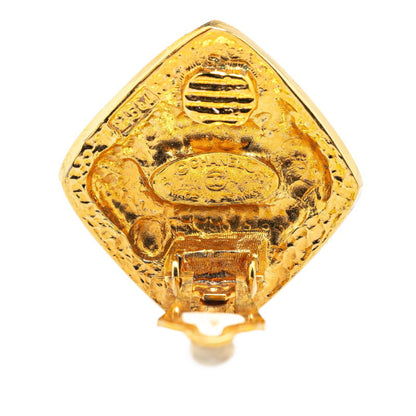 Chanel Gold Gold Plated Coco Mark