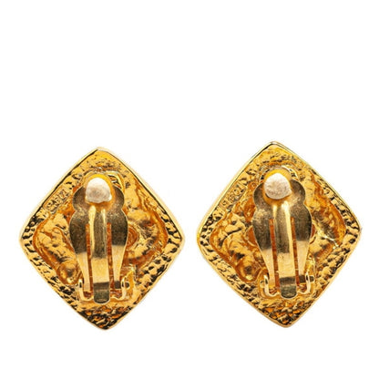 Chanel Gold Gold Plated Earring