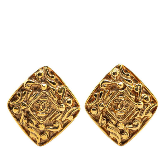 Chanel Gold Gold Plated Coco Mark