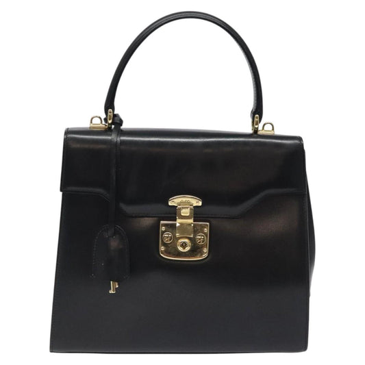 Gucci Black Leather Lady Lock