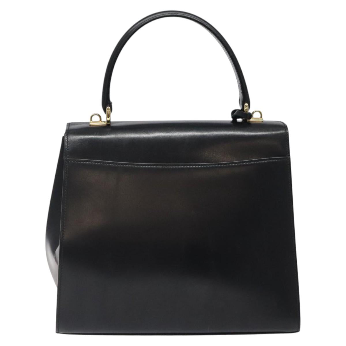 Gucci Black Leather Lady Lock