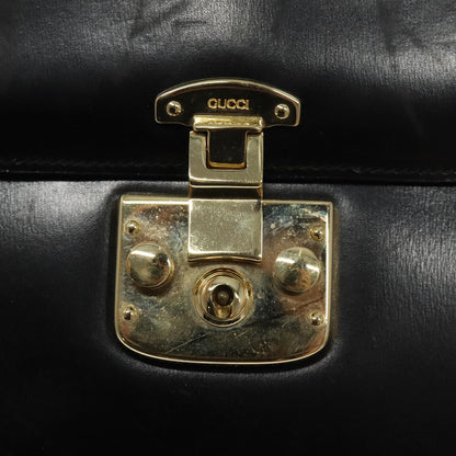 Gucci Black Leather Lady Lock