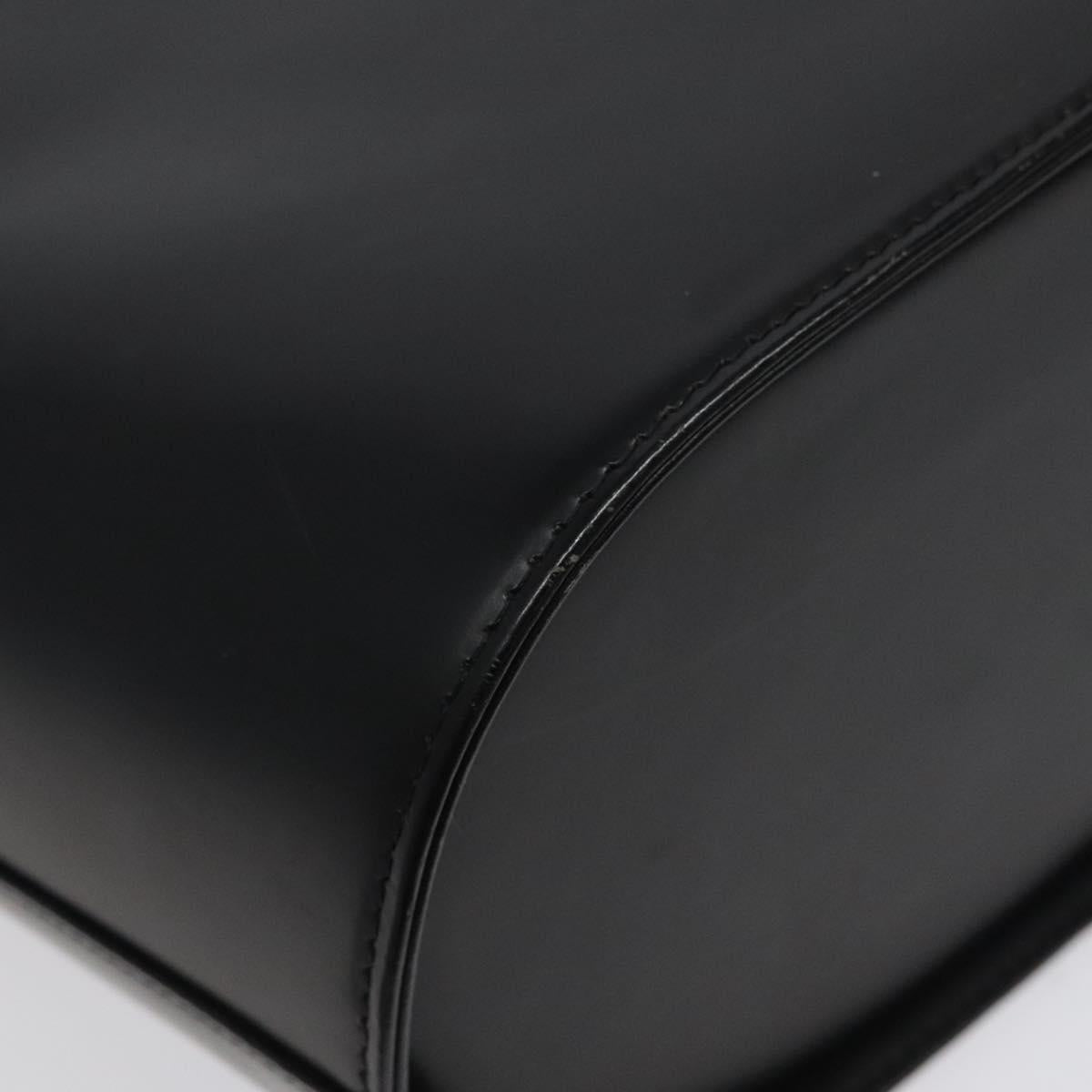 Burberry Black Leather House Check