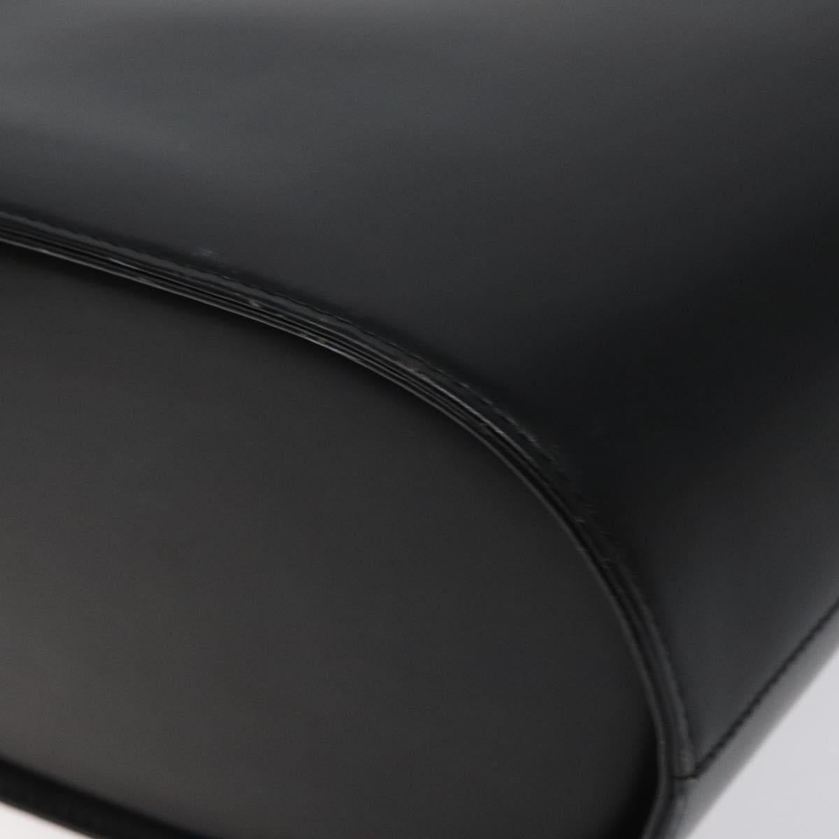 Burberry Black Leather House Check