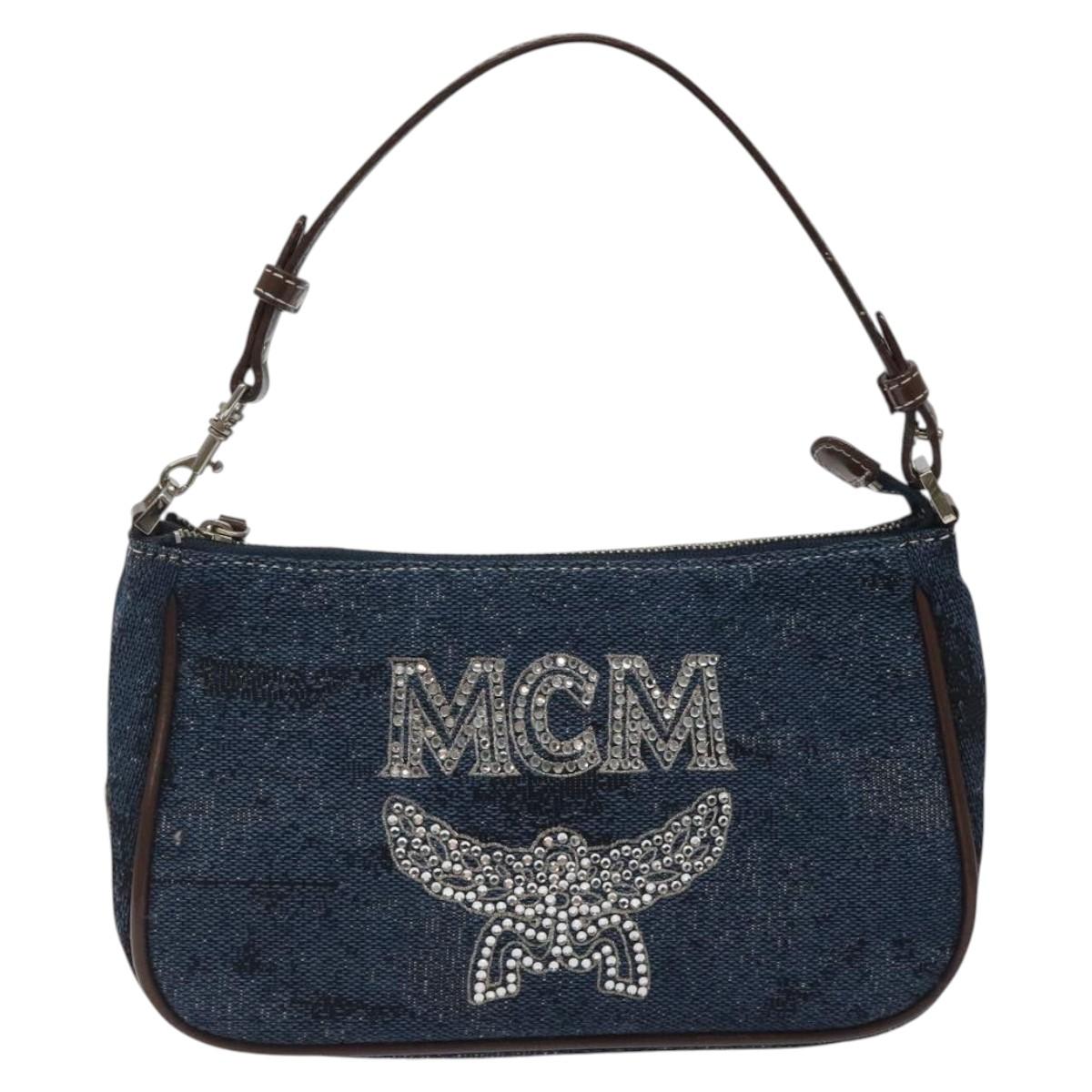 Mcm Blue Canvas Visetos
