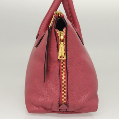 Miu Miu Pink Leather Madras