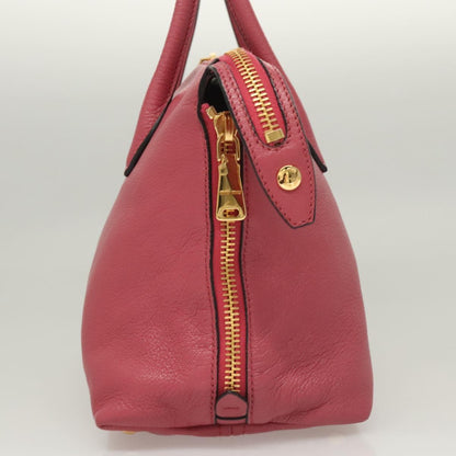 Miu Miu Pink Leather Madras