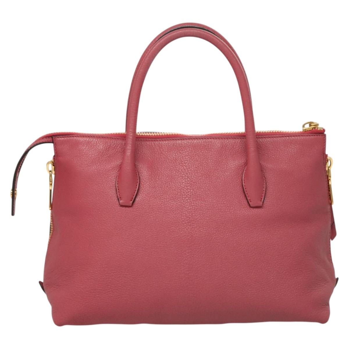 Miu Miu Pink Leather Madras