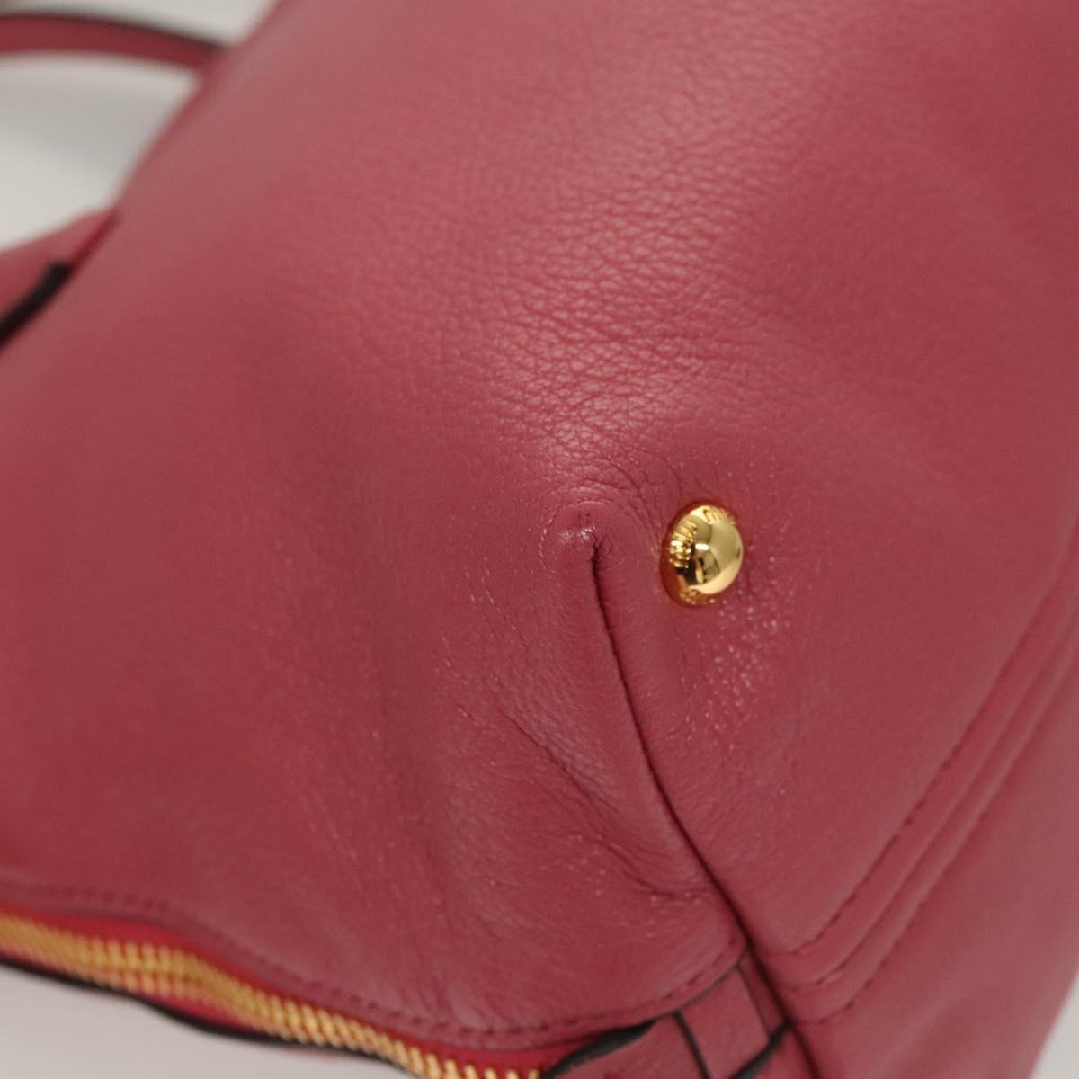 Miu Miu Pink Leather Madras