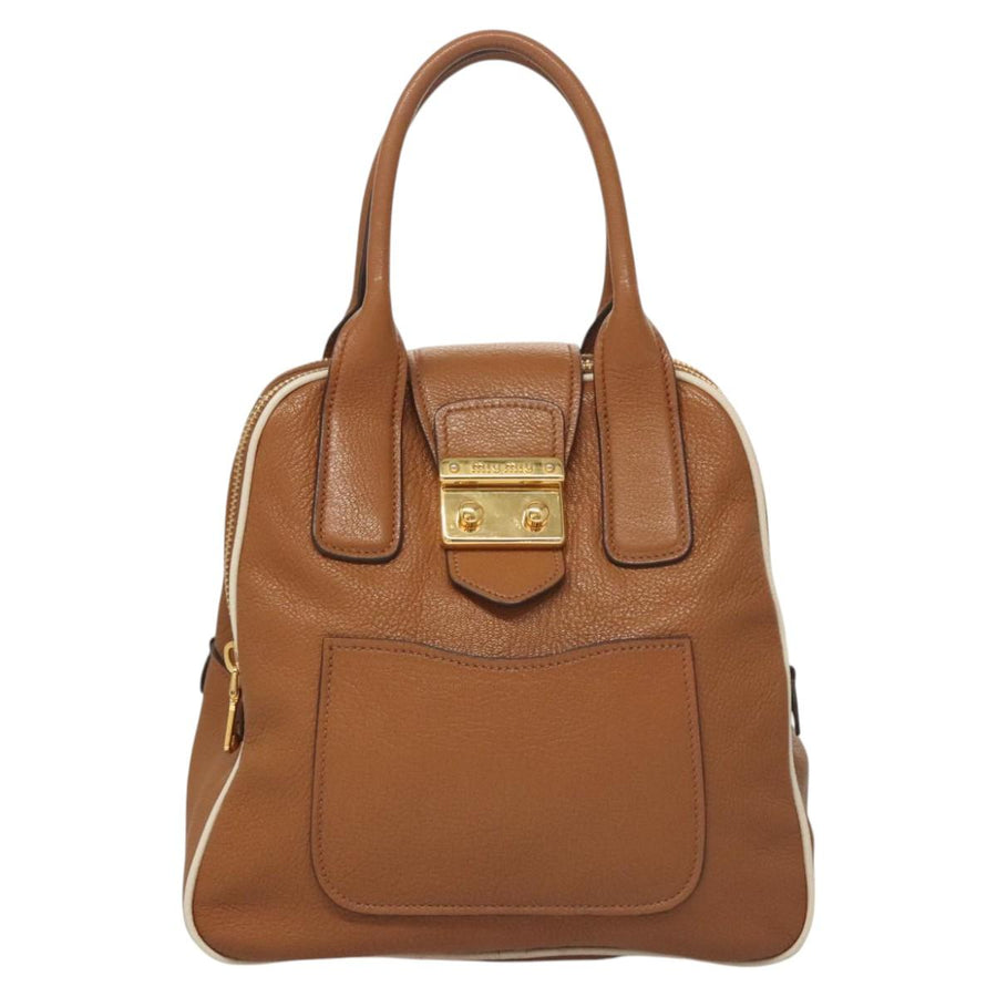 Miu Miu Brown Leather Handbag