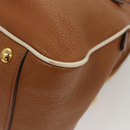 Miu Miu Brown Leather Handbag