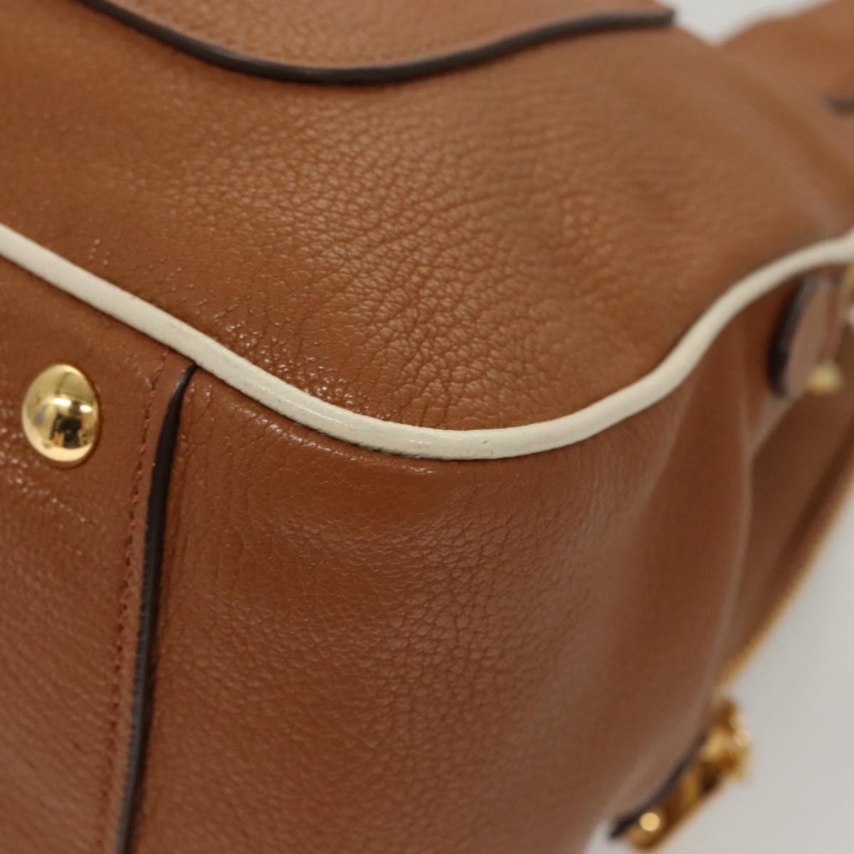 Miu Miu Brown Leather Handbag