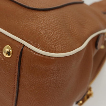 Miu Miu Brown Leather Handbag