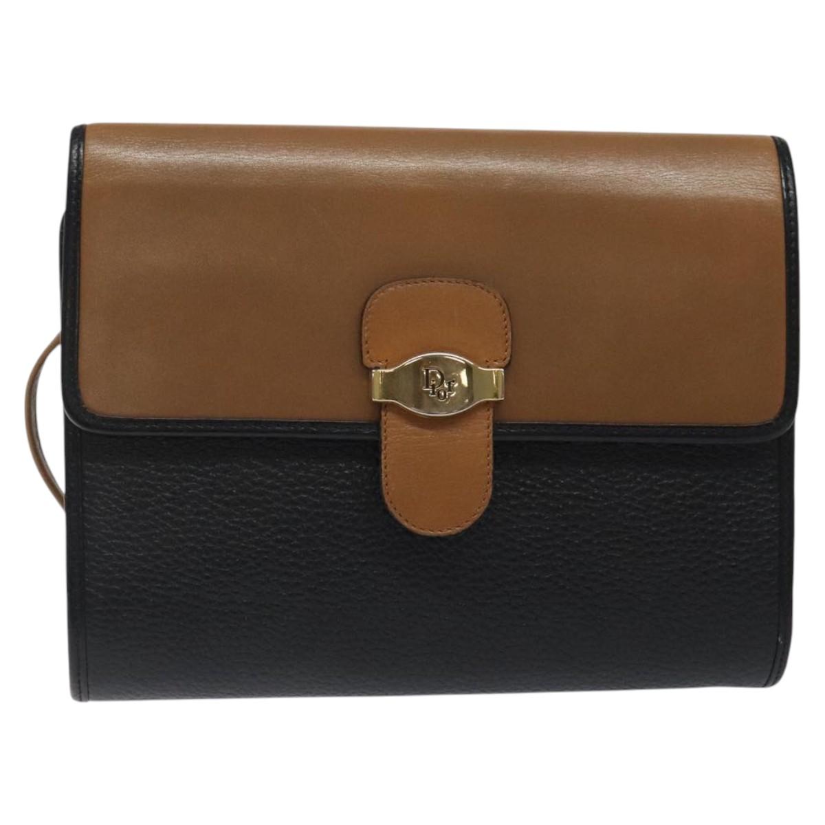 Dior Black Leather Shoulder
