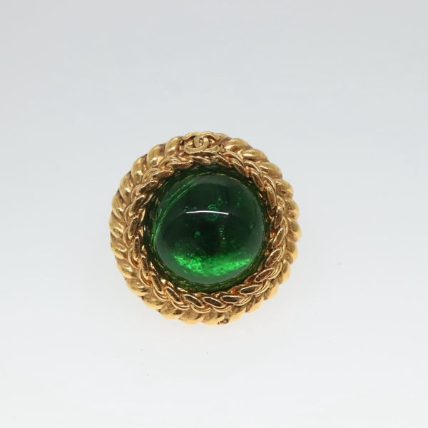 Chanel Gold Gold Plated Earring