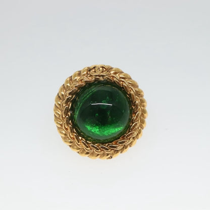 Chanel Gold Gold Plated Earring
