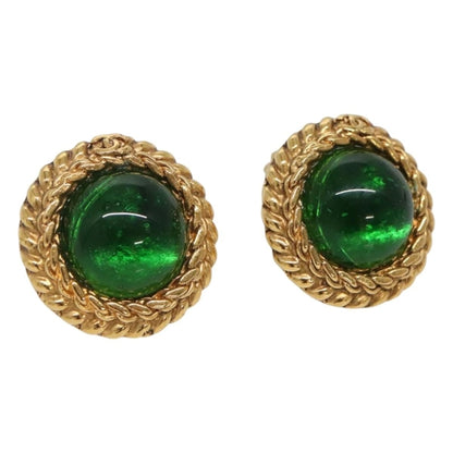 Chanel Gold Gold Plated Earring