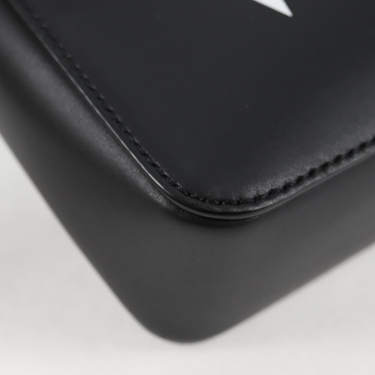 Valentino Garavani Black Leather Vltn