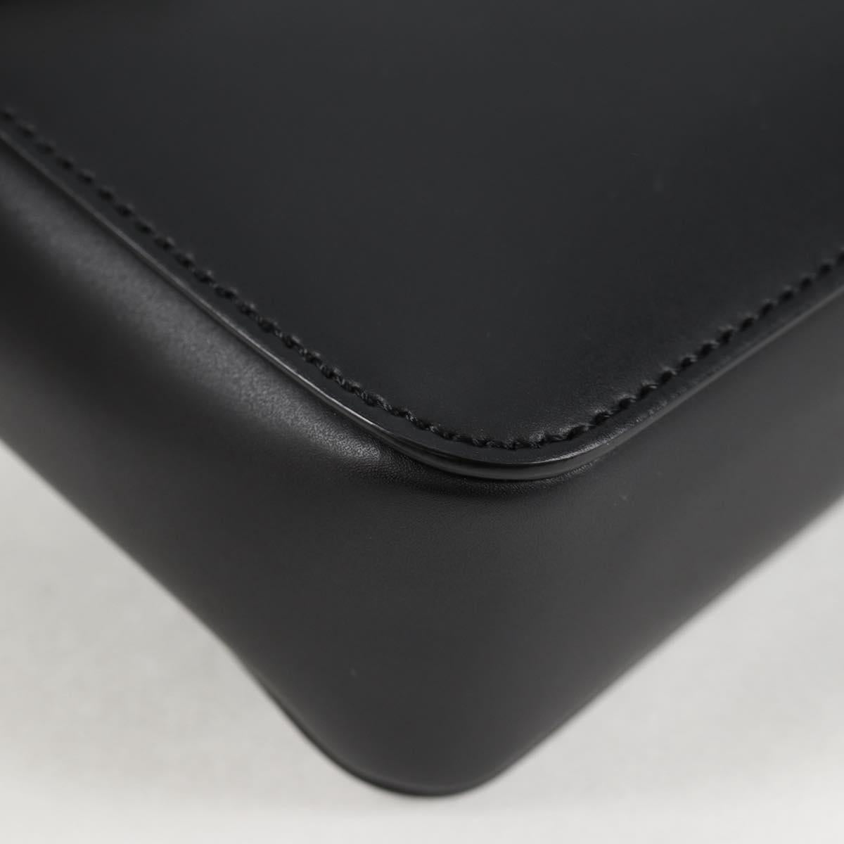 Valentino Garavani Black Leather Vltn
