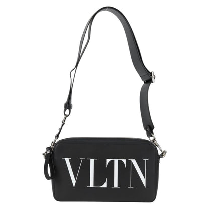 Valentino Garavani Black Leather Vltn
