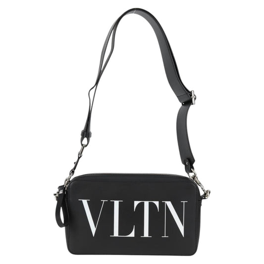 Valentino Garavani Black Leather Vltn