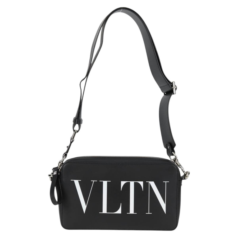 Valentino Garavani Black Leather Vltn