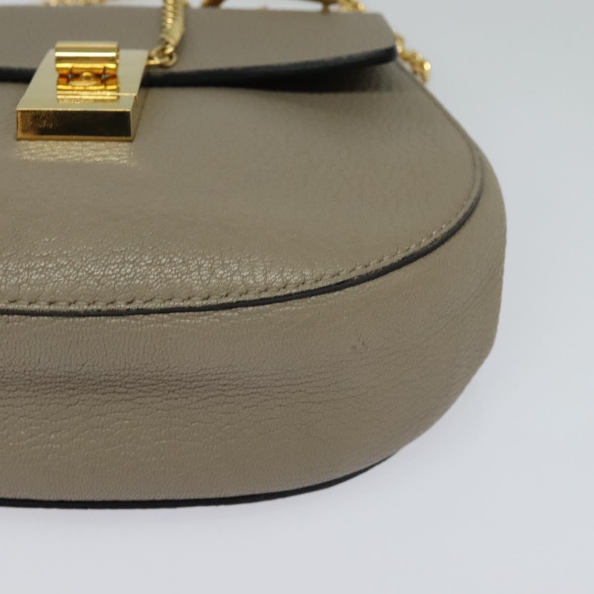 Chloé Gray Leather Drew