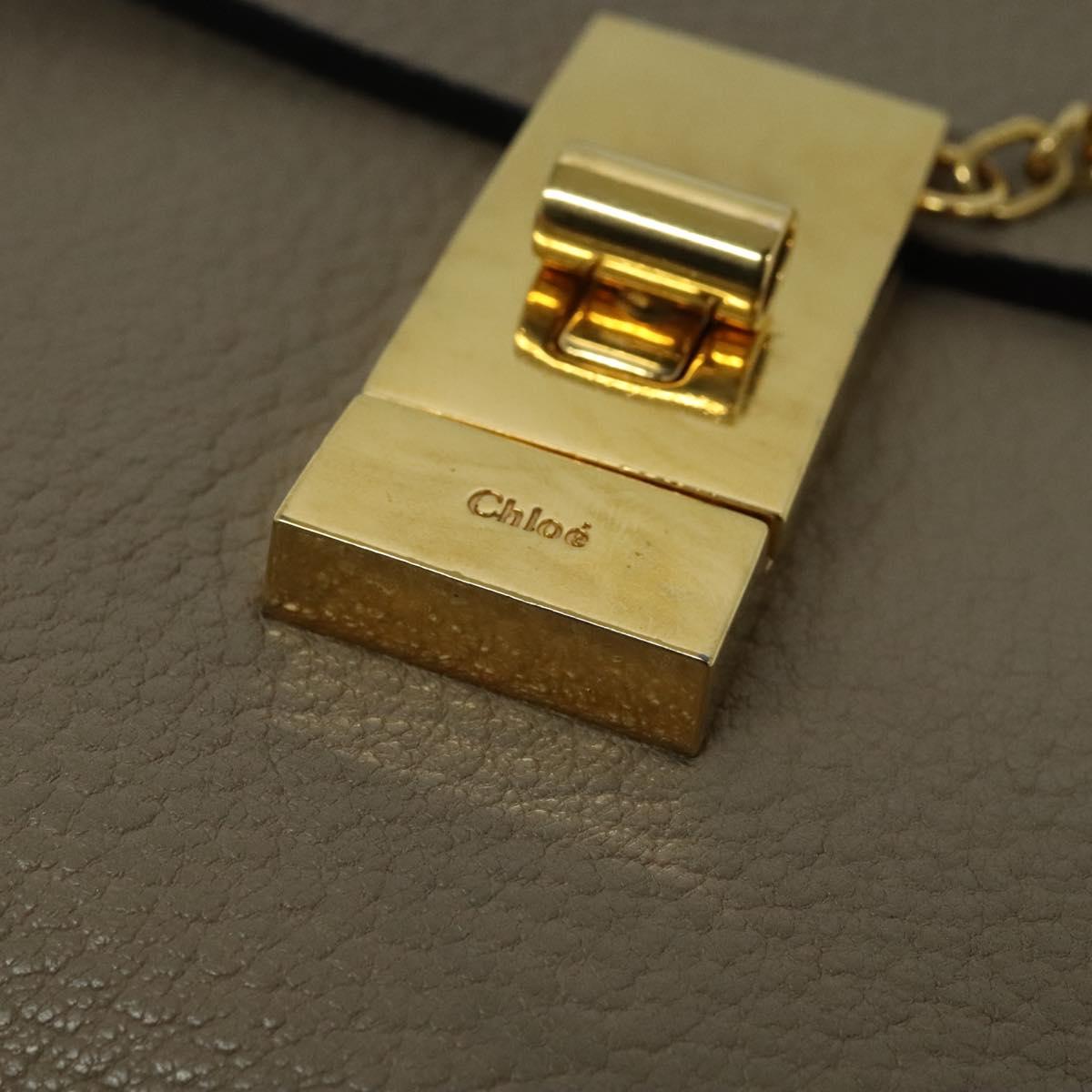 Chloé Gray Leather Drew