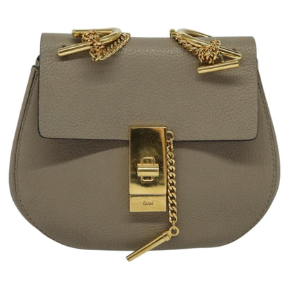Chloé Gray Leather Drew