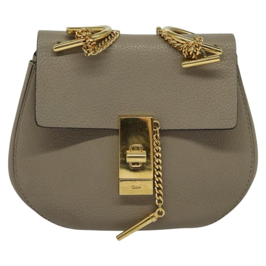 Chloé Gray Leather Drew