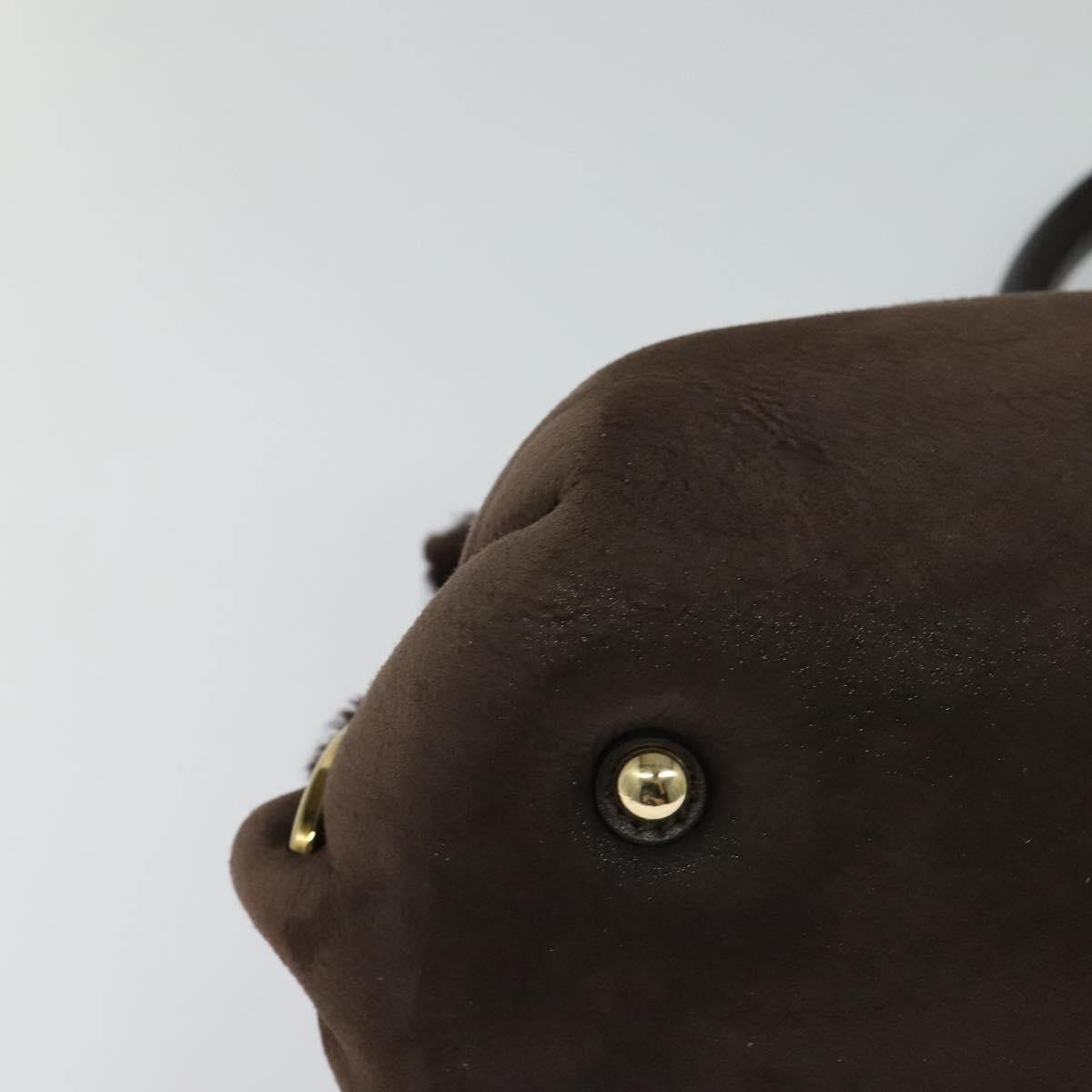 Salvatore Ferragamo Brown Leather Sofia