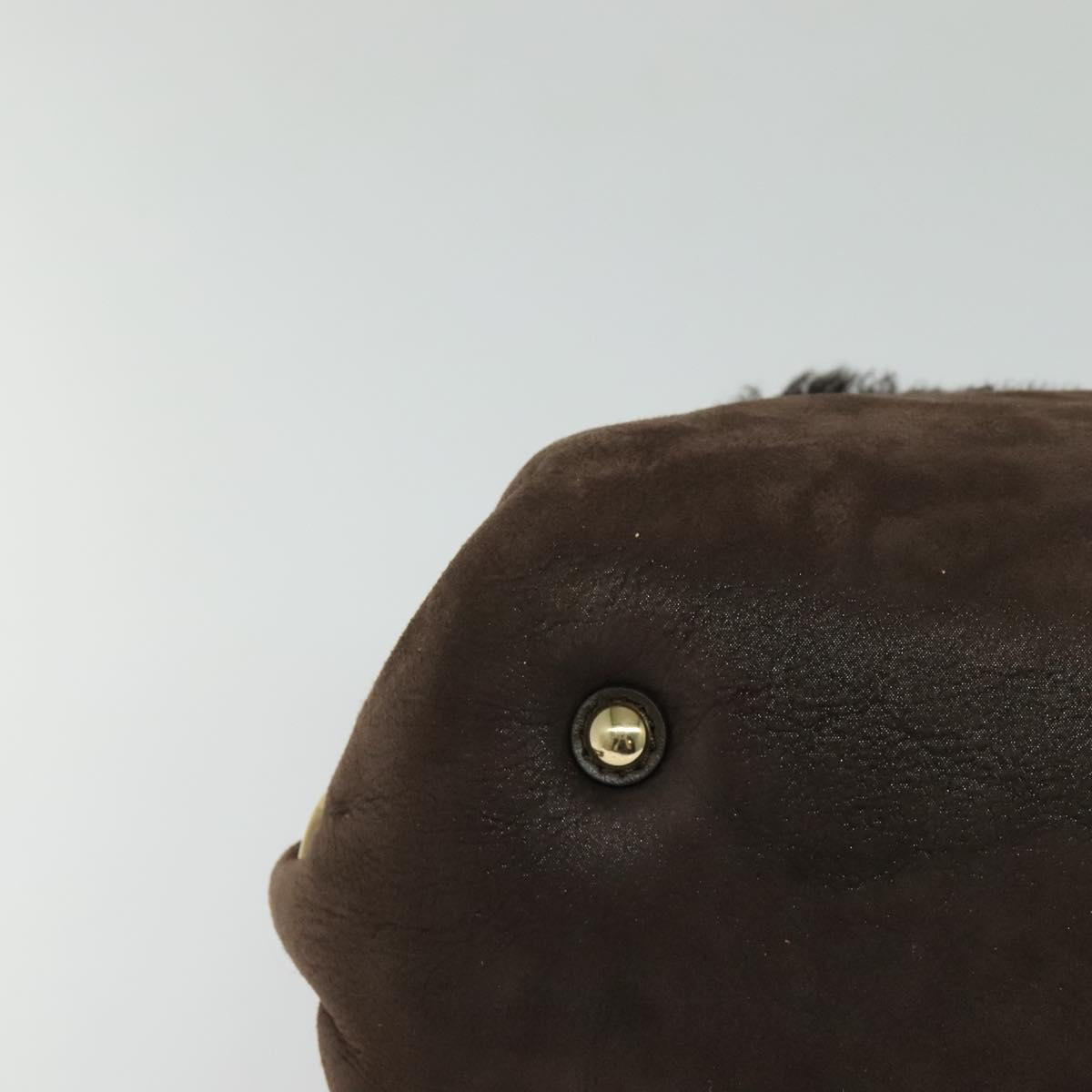 Salvatore Ferragamo Brown Leather Sofia