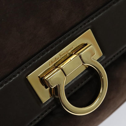 Salvatore Ferragamo Brown Leather Sofia