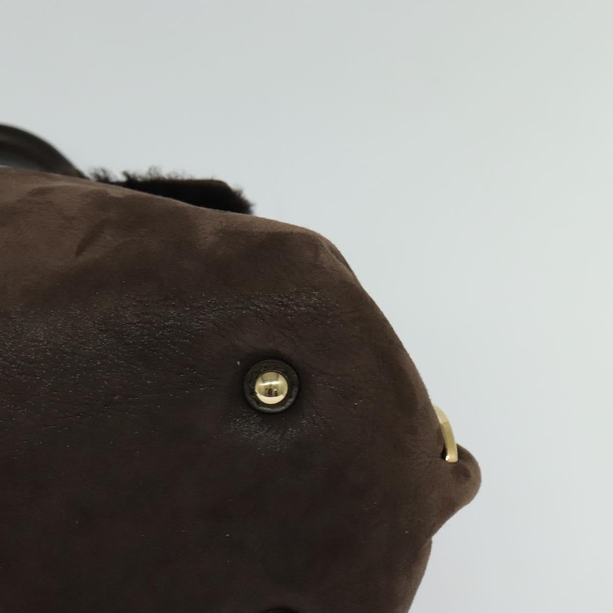 Salvatore Ferragamo Brown Leather Sofia
